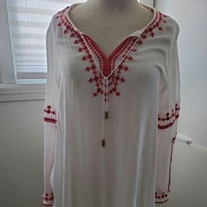 Vici boho embroidered tunic